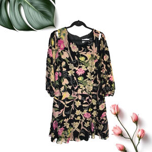 Eliza J | Dresses | Eliza J Off The Shoulder 3d Floral Sleeve Scuba Crepe  Evening Dress Petite | Poshmark